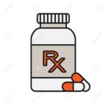 RX pill bottle color icon